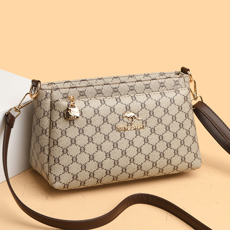 B363  Women's Fashion Crossbody Bag Versatile Large Capacity Shoulder Underarm Purse Casual Daily Handbag