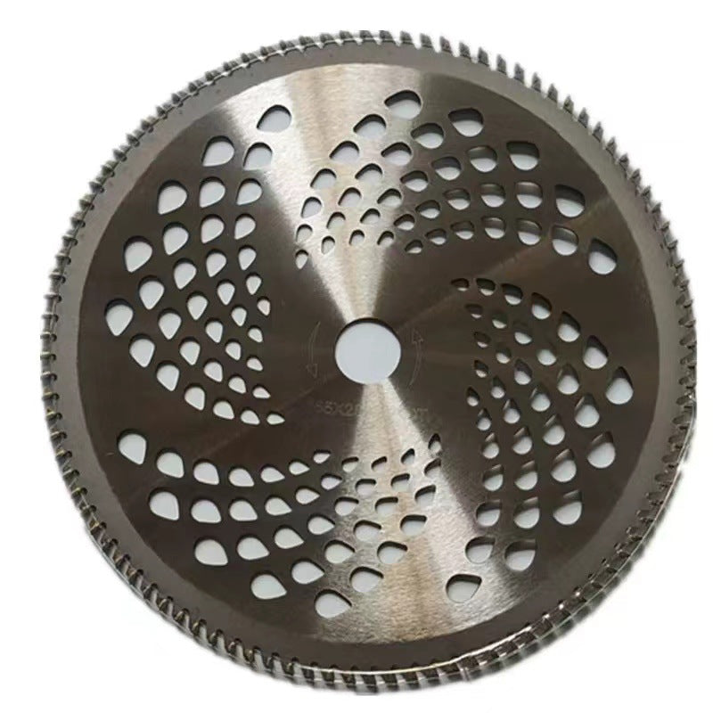 A306  Round Alloy Saw Blade 40/60/80T White Steel Blade for Gas Lawn Mower & Grass Trimmer