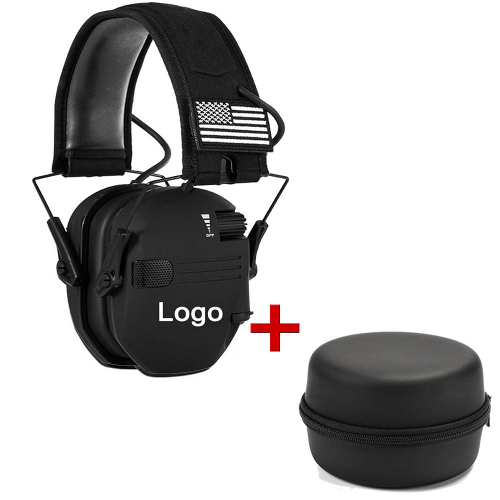 Slim Ultra Low Profile Compact Design Adjustable Range Shooting Hunting Hearing Protection Electronic Earmuffs