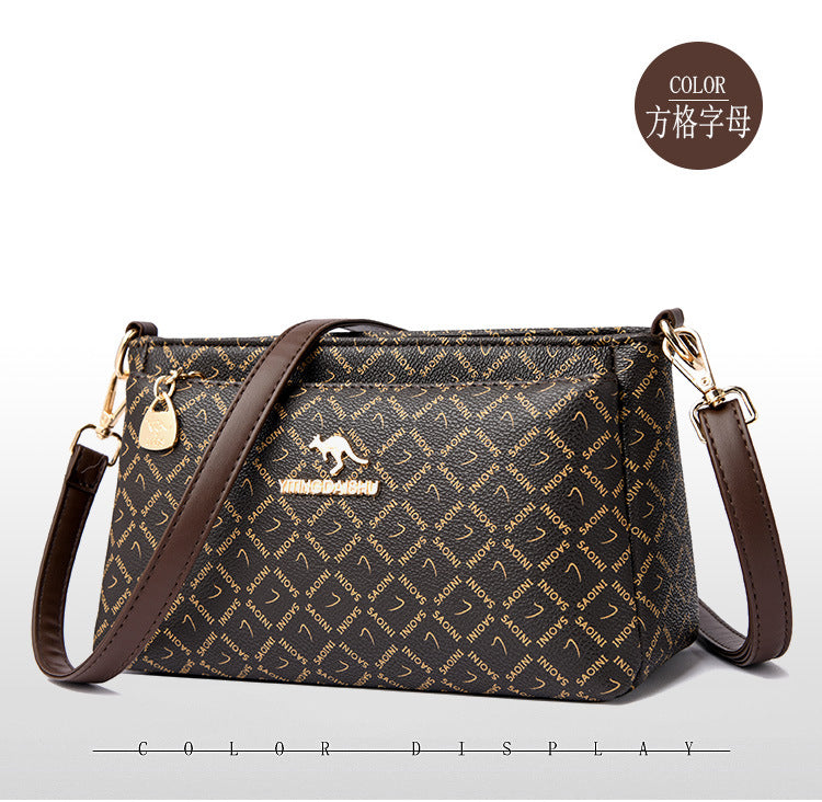 B363  Women's Fashion Crossbody Bag Versatile Large Capacity Shoulder Underarm Purse Casual Daily Handbag