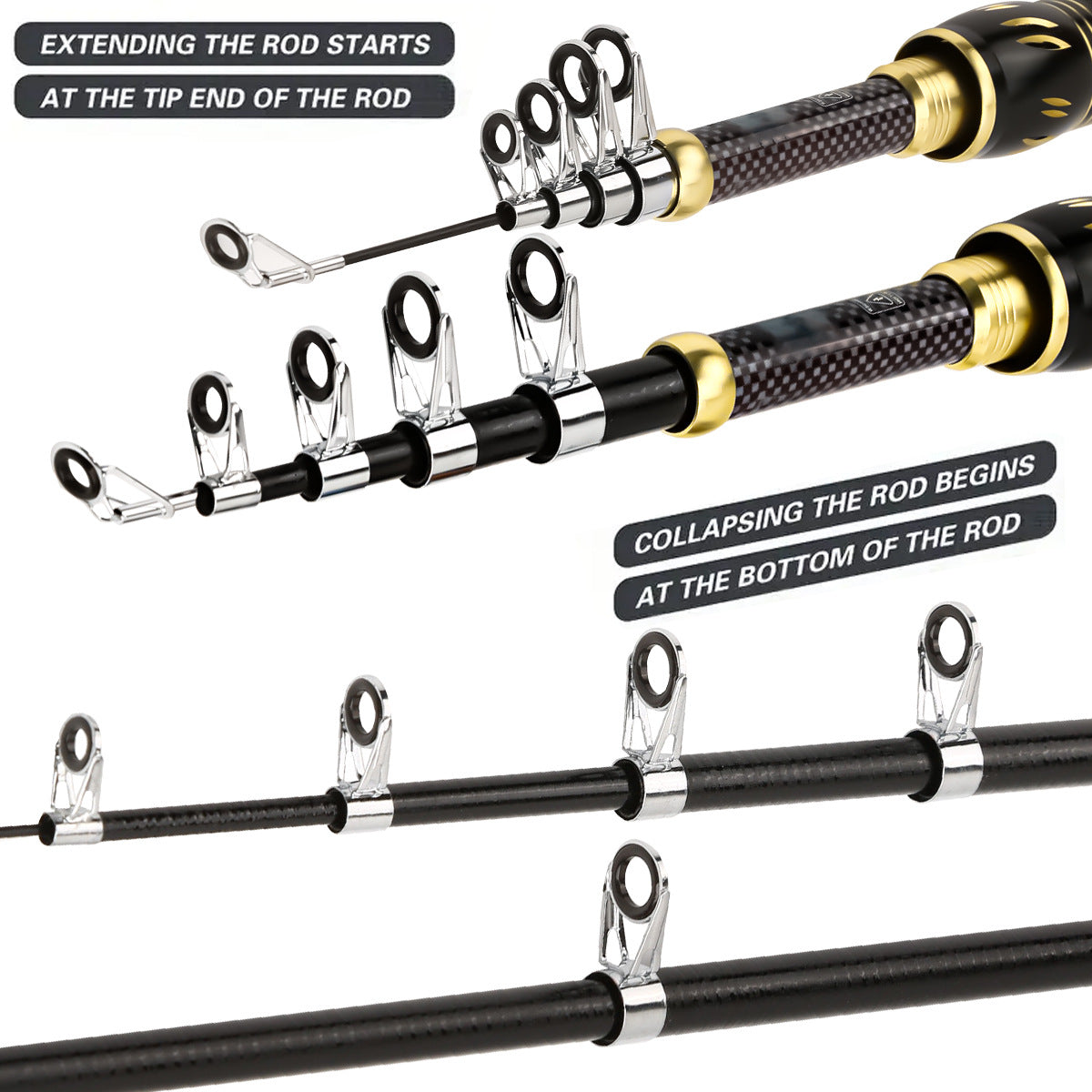 A239  Long Distance Casting Sea Fishing Rod Combo, Reel & Rod Bag Set for Beginners, Complete Saltwater Fishing Kit