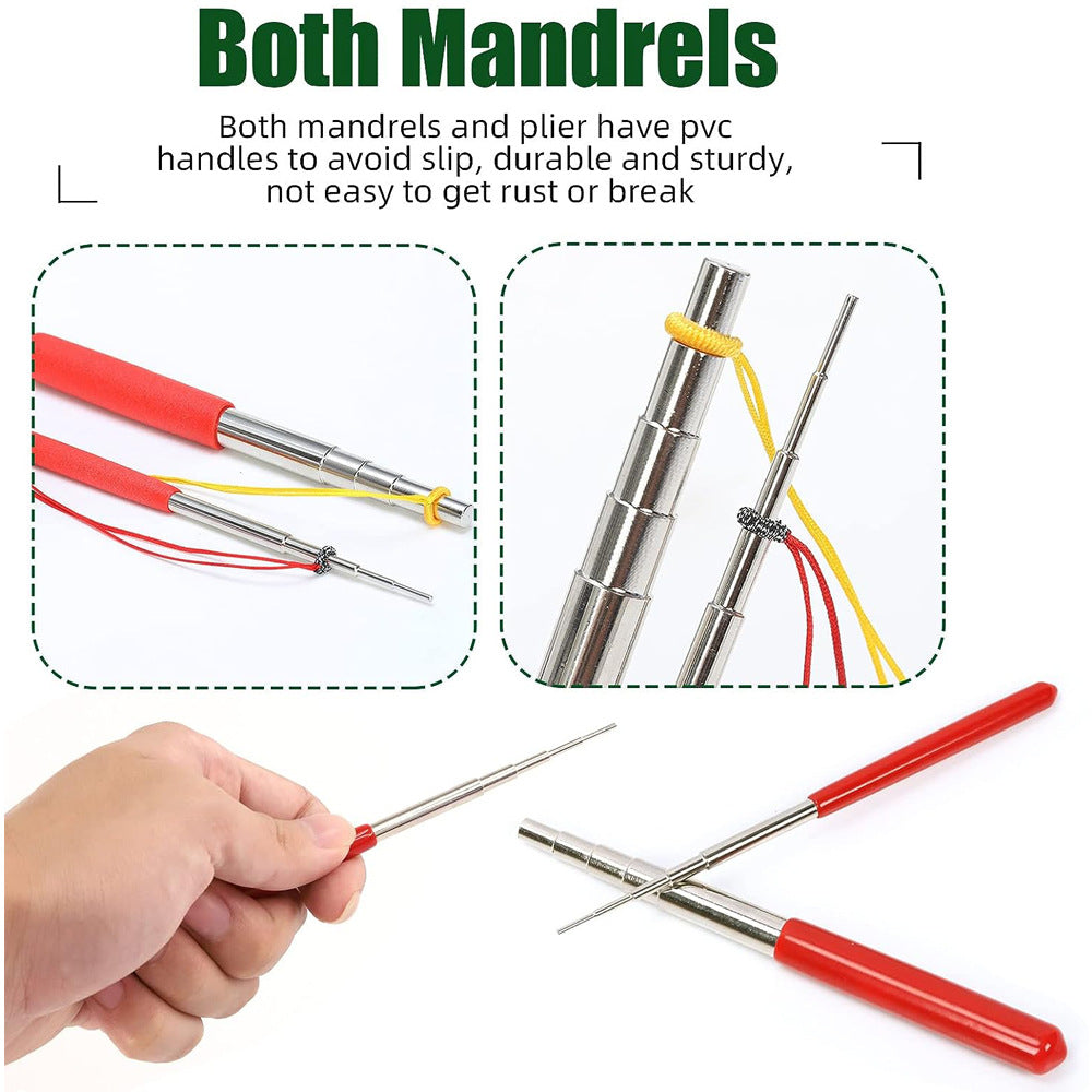A315  DIY Jewelry Wire Wrapping Tool Set, 8Pcs Wire Tower & Jewelry Pliers Kit