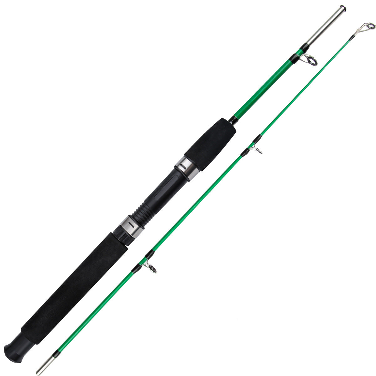 A259  Spinning Fiberglass Fishing Rod, Long Distance Casting Rod, Complete Fishing Combo
