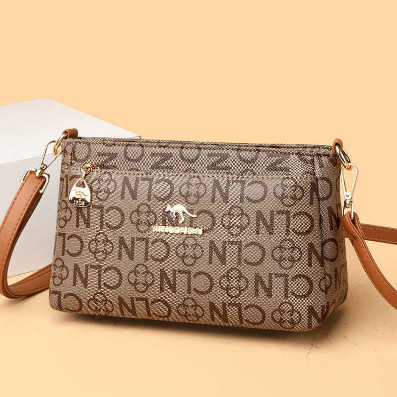 B363  Women's Fashion Crossbody Bag Versatile Large Capacity Shoulder Underarm Purse Casual Daily Handbag