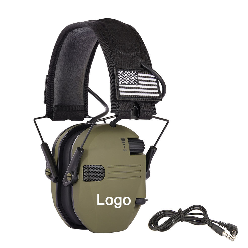 Slim Ultra Low Profile Compact Design Adjustable Range Shooting Hunting Hearing Protection Electronic Earmuffs