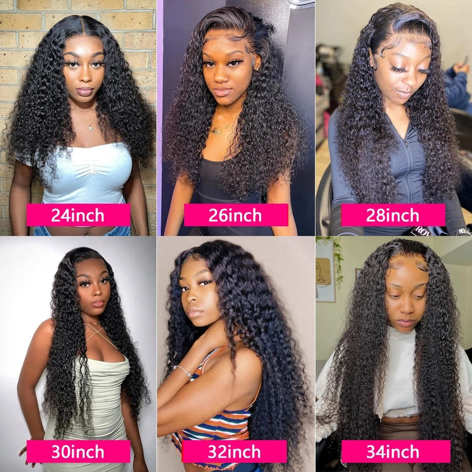 A272  Rose Net Lace Front Afro Kinky Curly Wig, Soft Lace Adjustable Style, Comfortable Breathable Wig