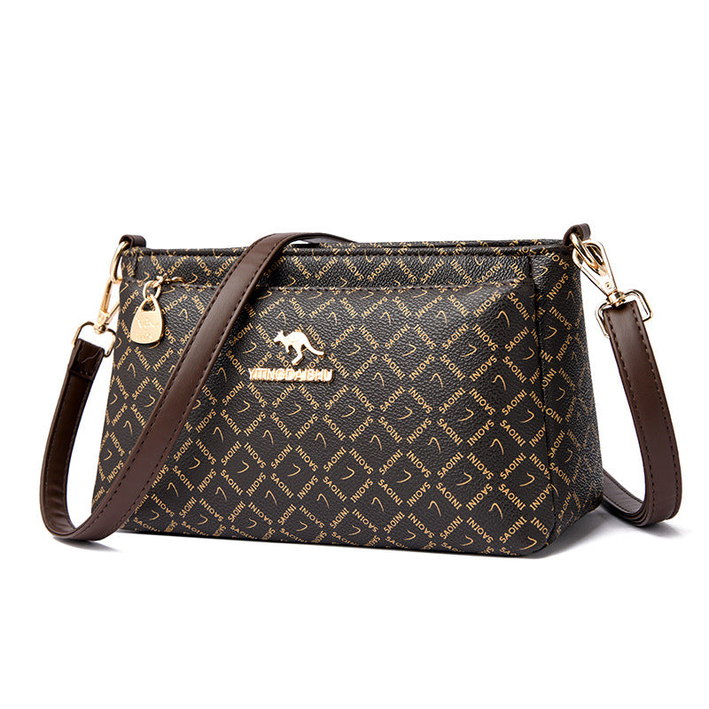 B363  Women's Fashion Crossbody Bag Versatile Large Capacity Shoulder Underarm Purse Casual Daily Handbag