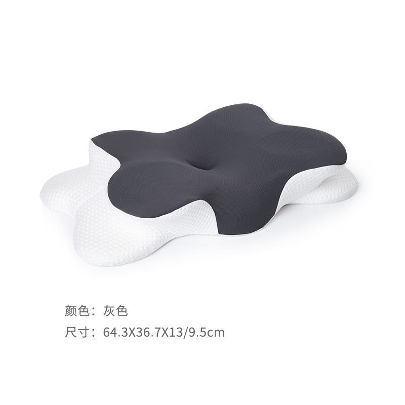 Cervical Pillow for Neck and Shoulder,Contour Memory Foam Pillow,Ergonomic Neck Support Pillow for Side Back Stomach Sleepers with Pillowcase