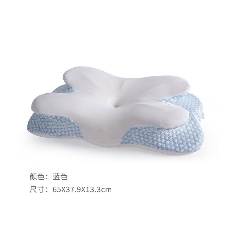 Cervical Pillow for Neck and Shoulder,Contour Memory Foam Pillow,Ergonomic Neck Support Pillow for Side Back Stomach Sleepers with Pillowcase