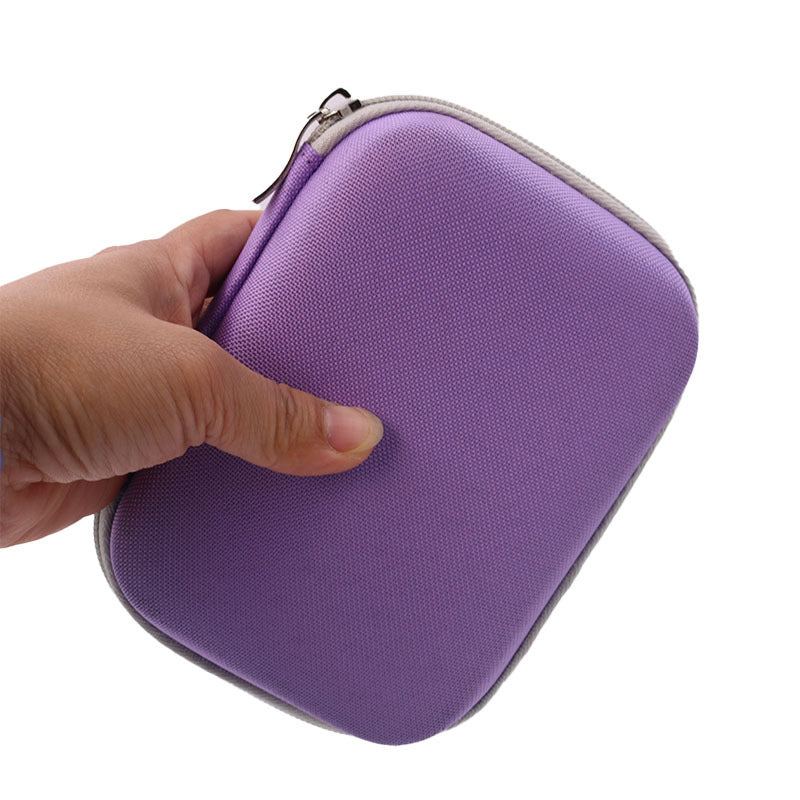 A292  Portable 10-Bottle Essential Oil Storage Bag Travel Case EVA Hard-Shell Shockproof Case Compatible with doTERRA Essential Oil Packs