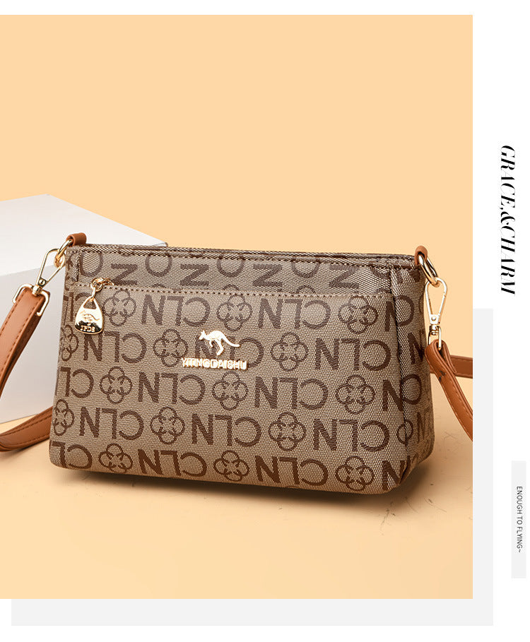 B363  Women's Fashion Crossbody Bag Versatile Large Capacity Shoulder Underarm Purse Casual Daily Handbag