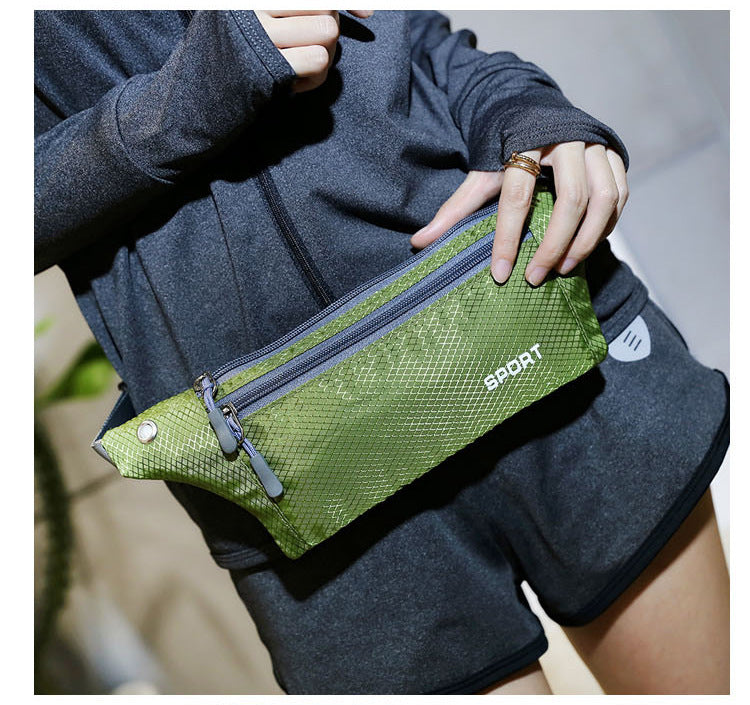 A318  Multifunctional Outdoor Sports Waist Bag for Men Women, Lightweight Crossbody Chest Bag with Phone Pocket