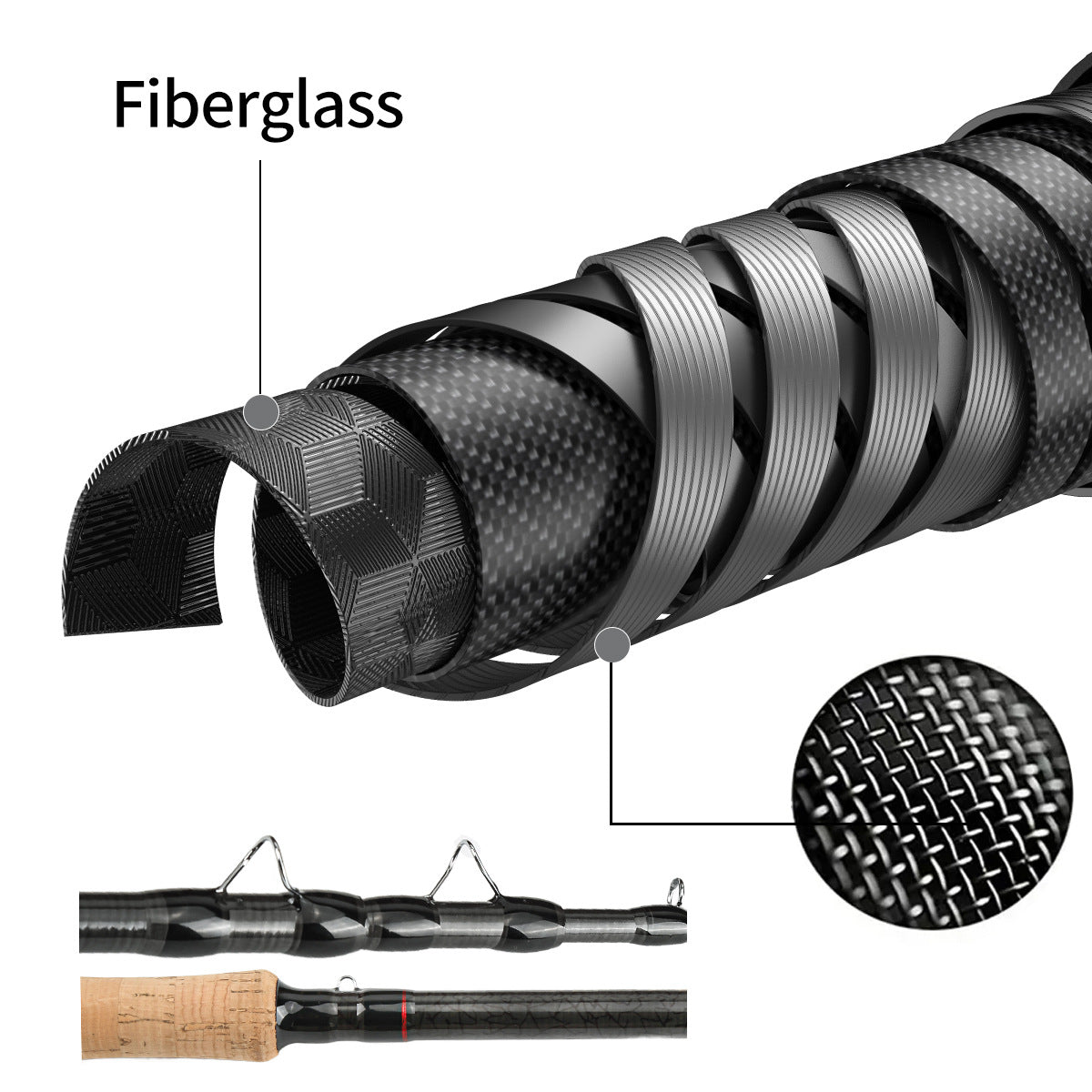 A260  Carbon Fiber Fly Fishing Gear 2.4/2.7m Long Casting Fly Rod, Reel Line Lures Hooks Complete Kit