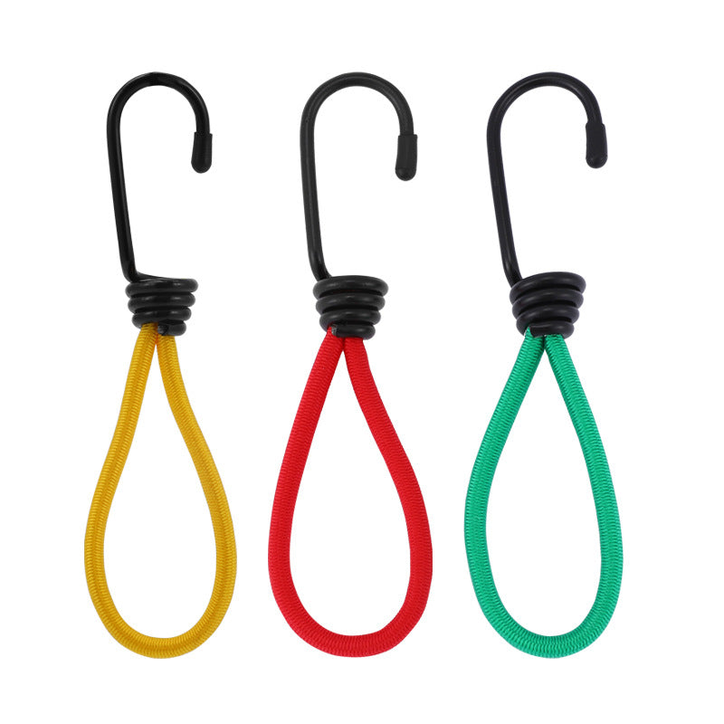 A294  Outdoor Tent Bungee Cord with Adjustable Buckle, Canopy Guy Rope, Ground Pegs, Multi-Function Camping Accessories