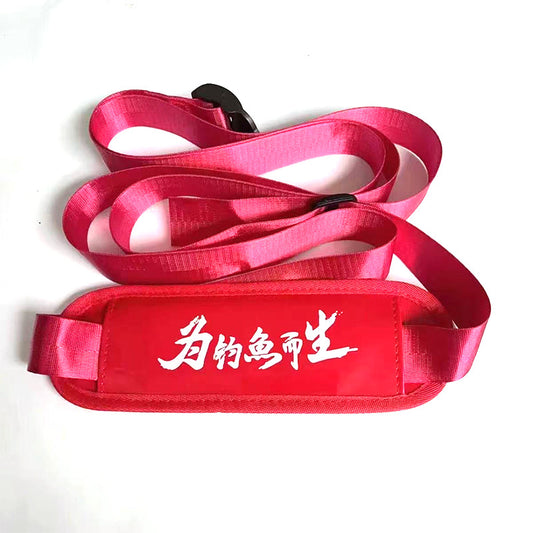 A179  Extra Long Thick Colorful Fishing Box Strap, Bottom Support Buckle Design, Portable Fish Box Belt Fishing Tackle Accessories