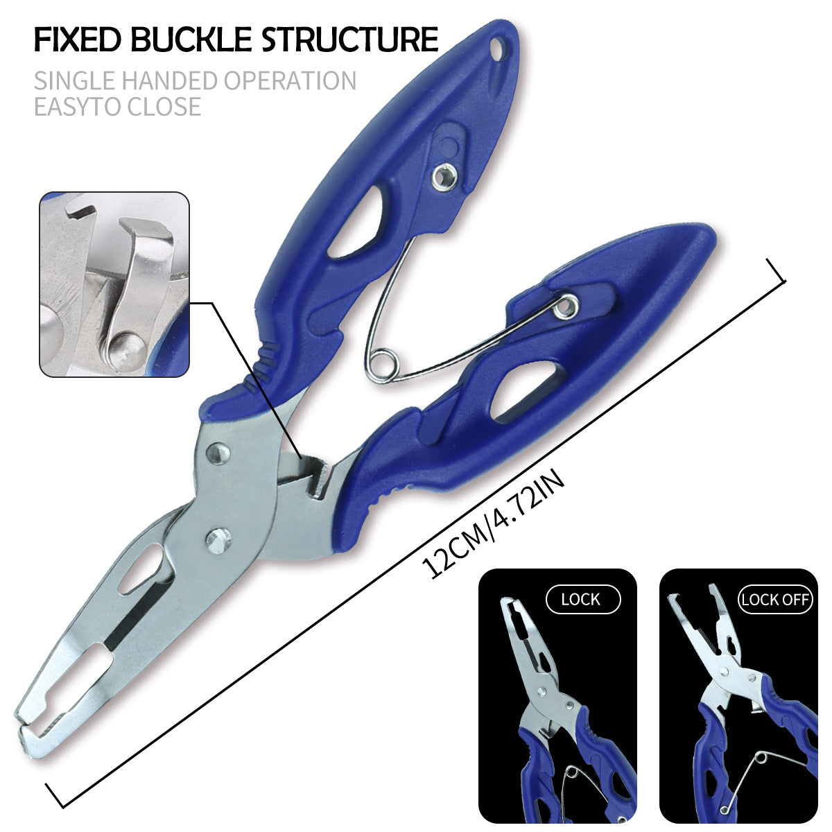 A238  Multifunctional Stainless Steel Mini Fishing Pliers, Curved Nose Line Cutter, Essential Outdoor Fishing Accessories