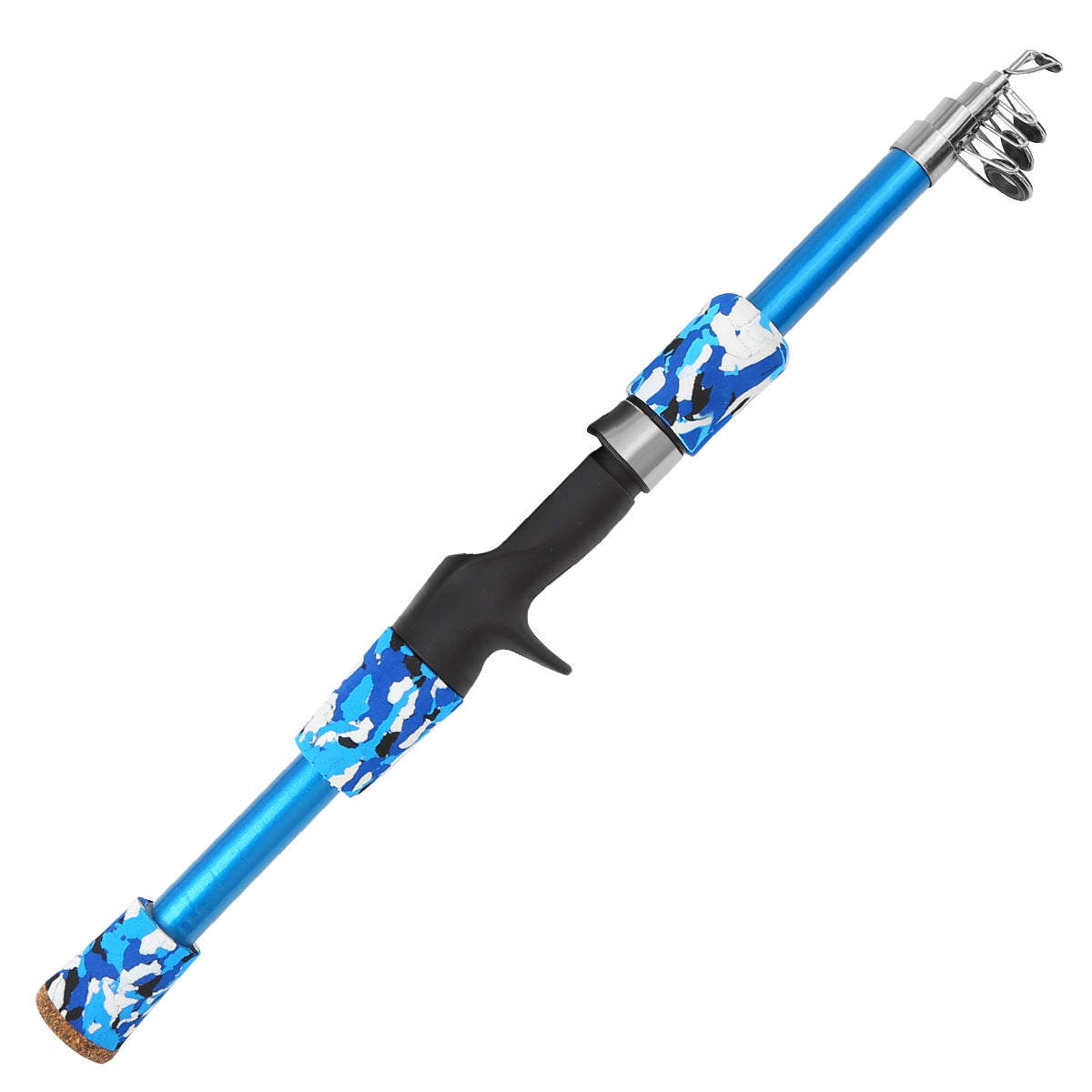 F351  Portable Mini Telescopic Fishing Rod Casting Pole for Lure Fishing Sea Fishing Travel