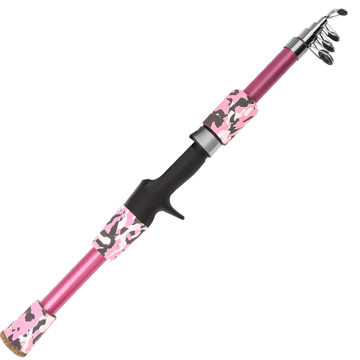 F351  Portable Mini Telescopic Fishing Rod Casting Pole for Lure Fishing Sea Fishing Travel