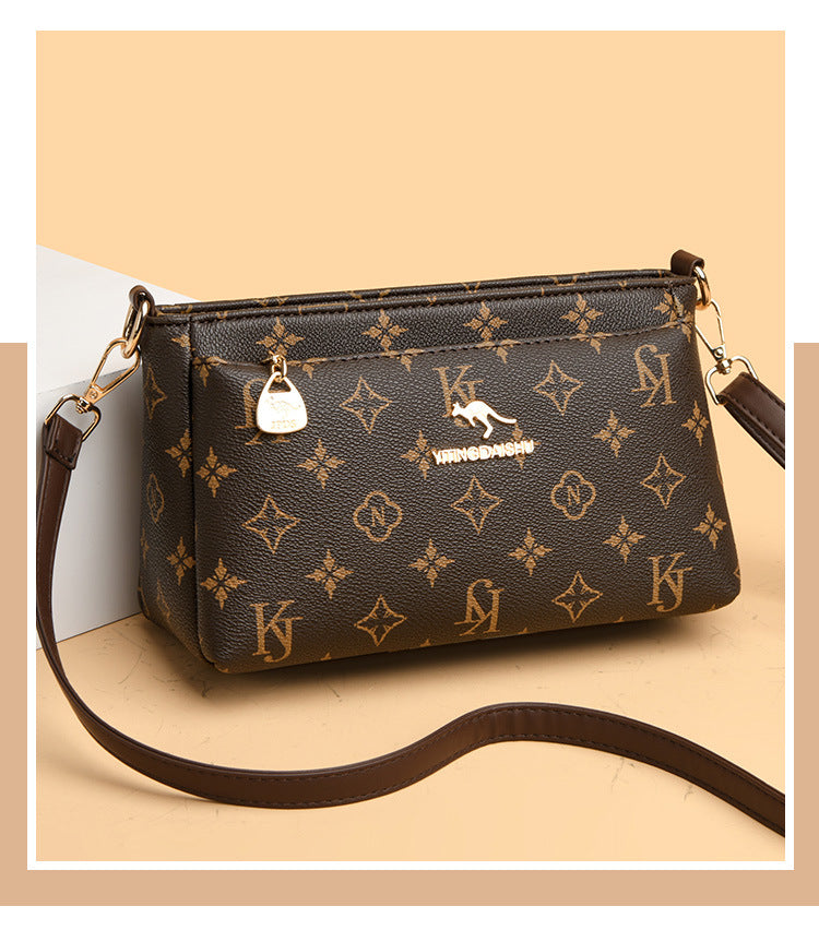 B363  Women's Fashion Crossbody Bag Versatile Large Capacity Shoulder Underarm Purse Casual Daily Handbag