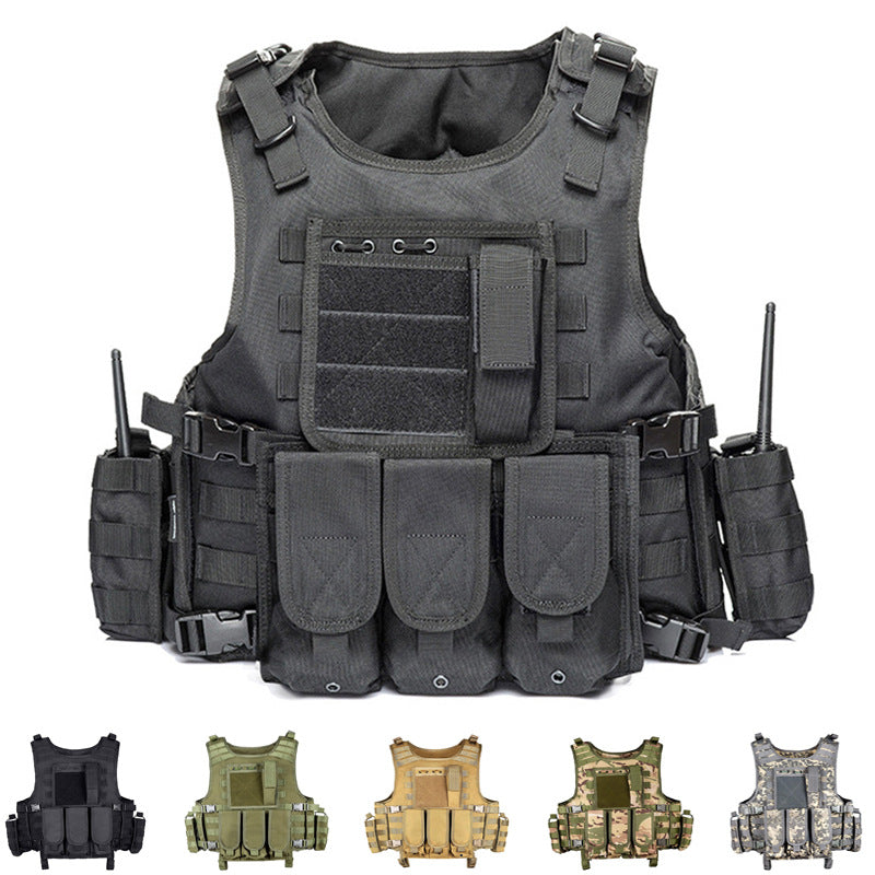 Tactical Airsoft Vest Upgrade Adjustable Modular Paintball Vest Outdoor Fit Adult