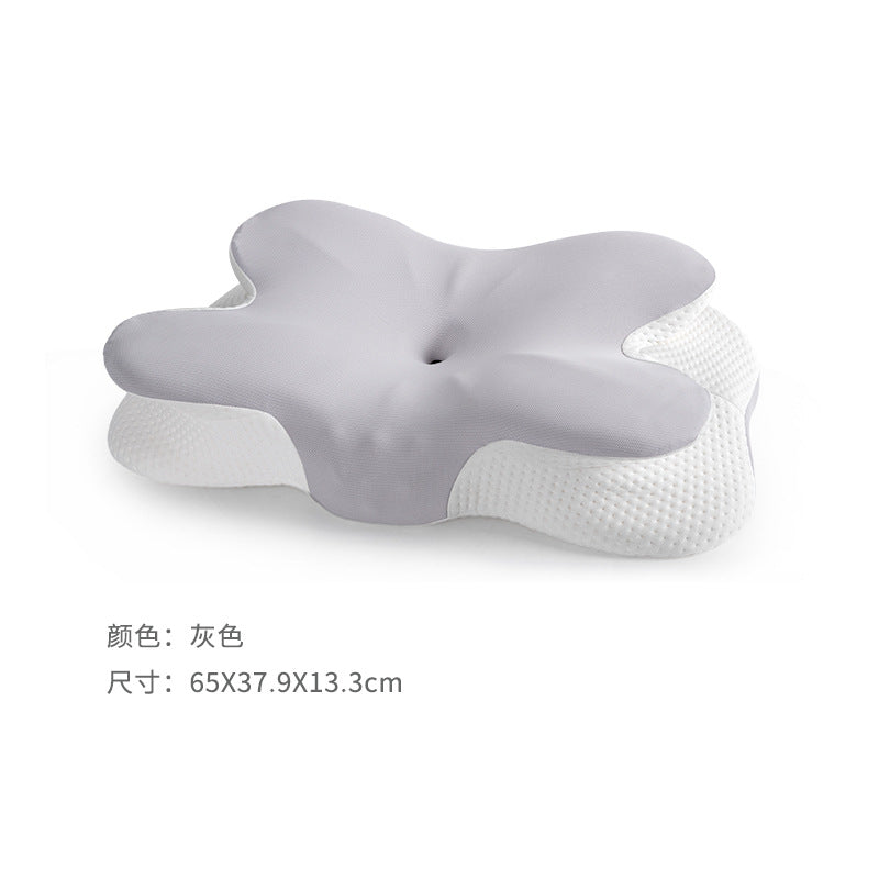 Cervical Pillow for Neck and Shoulder,Contour Memory Foam Pillow,Ergonomic Neck Support Pillow for Side Back Stomach Sleepers with Pillowcase
