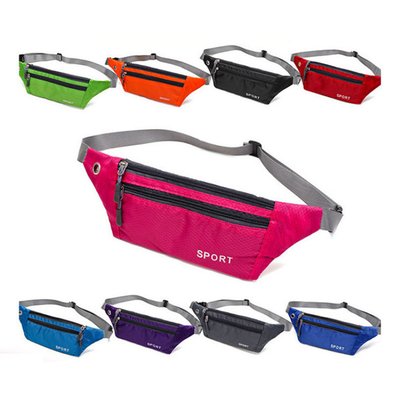 A318  Multifunctional Outdoor Sports Waist Bag for Men Women, Lightweight Crossbody Chest Bag with Phone Pocket