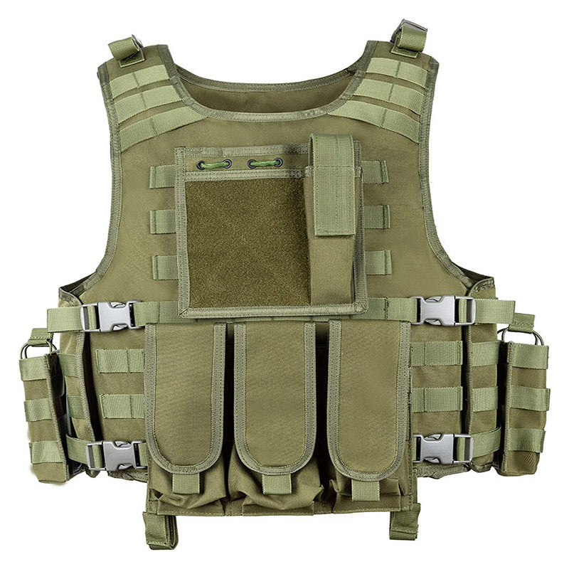 Tactical Airsoft Vest Upgrade Adjustable Modular Paintball Vest Outdoor Fit Adult