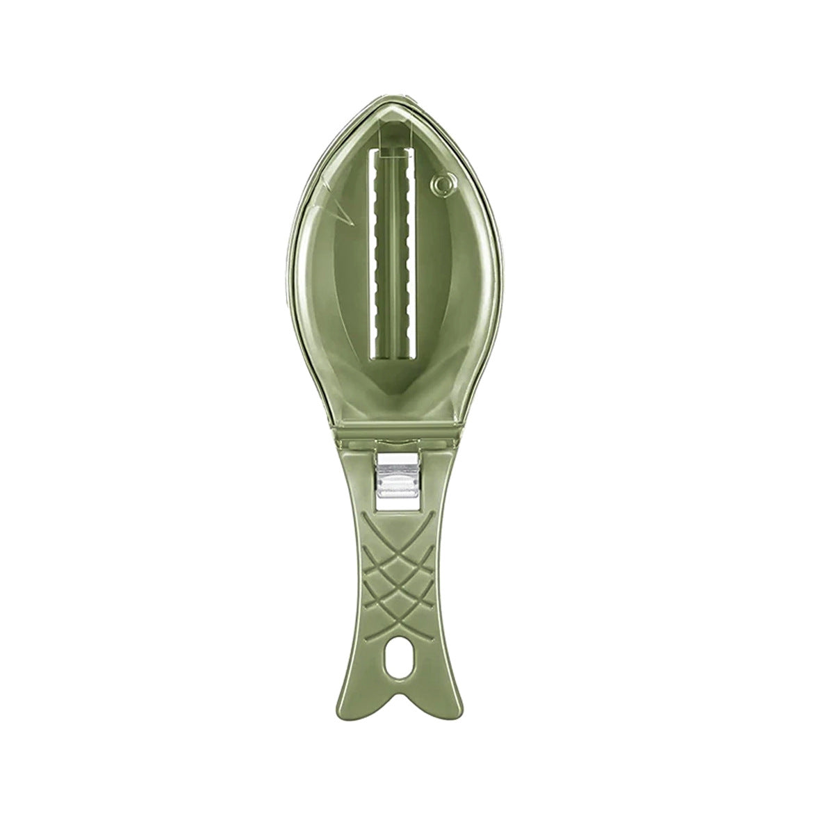 A263  Household Manual Fish Scaler, Covered Splash-proof Design, Kitchen Fish Scaling Tool
