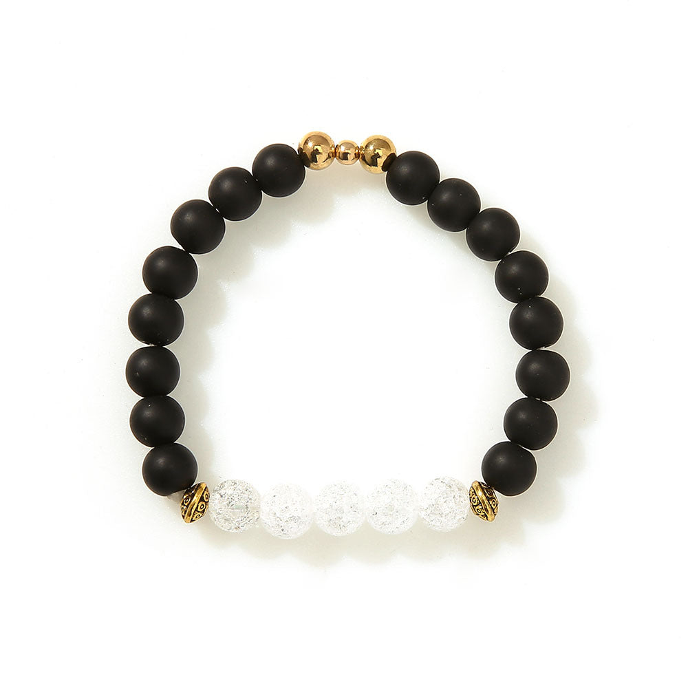 A141  Bohemian Ethnic Snowflake Turquoise Bracelet Simple Beaded Bracelet