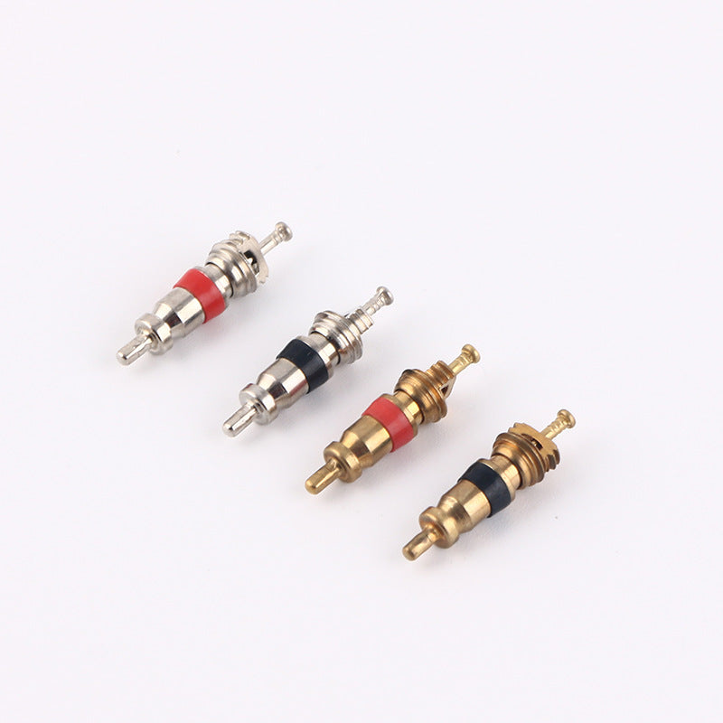 A311  TR413/TR414 Tubeless Tire Valve Stems, Black Rubber & Alloy Valve Caps Universal Tire Valves