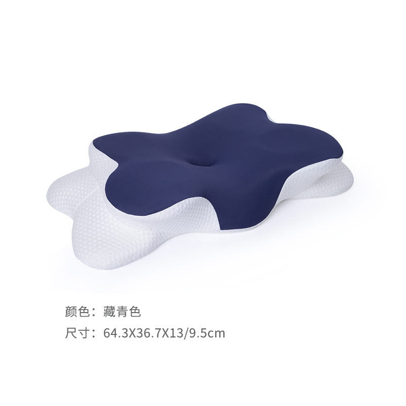 Cervical Pillow for Neck and Shoulder,Contour Memory Foam Pillow,Ergonomic Neck Support Pillow for Side Back Stomach Sleepers with Pillowcase