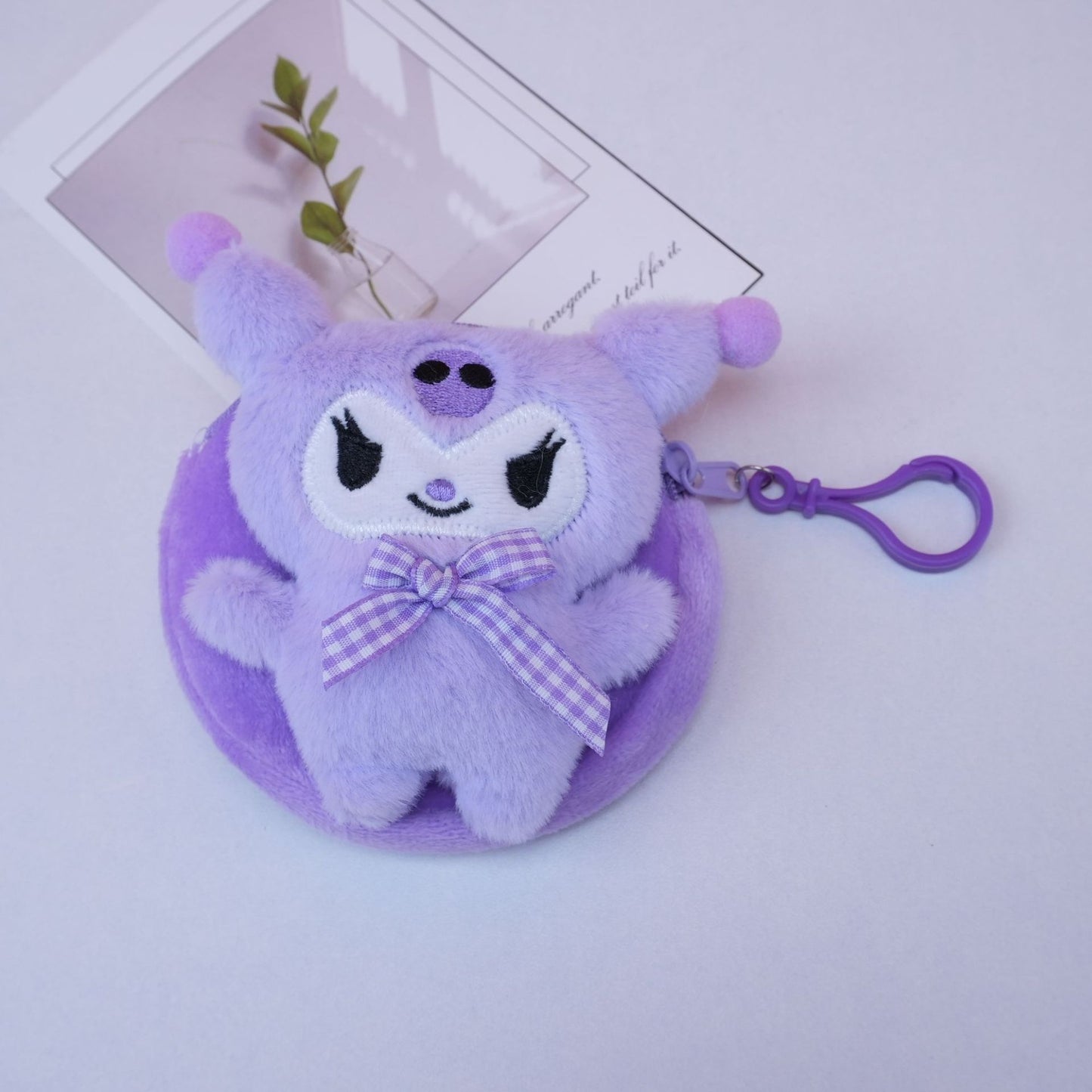 Cinnamon Dog Culomi Meletti Round Bag Plush Pendant Bag Accessories