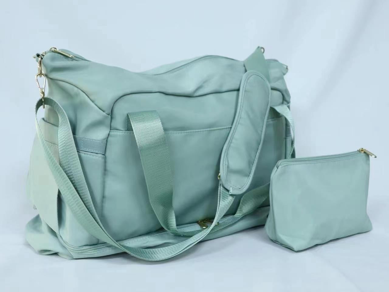 Gym Bag for Women, Personal Item Travel Bag with Shoes Compartment, Weekender Overnight Duffel Bag with Wet Pocket & USB Charging Port, Carry On Bag for Women, Travel, Gym, Weekend