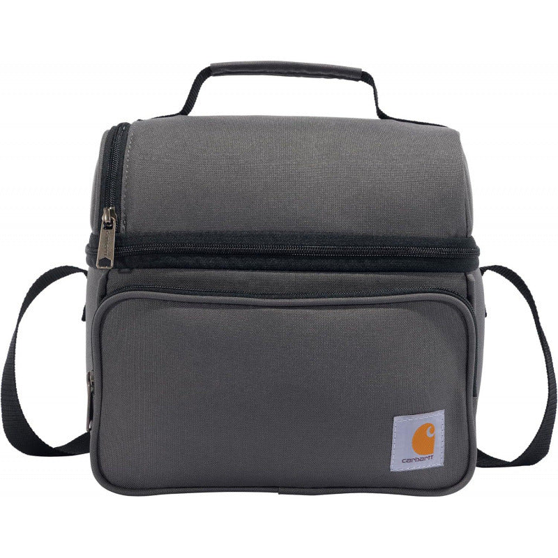Camping Cooler, Worksite Lunchbox, Soft Shell Lunch Bag for Construction Sites, Work and Everyday Use, Gray