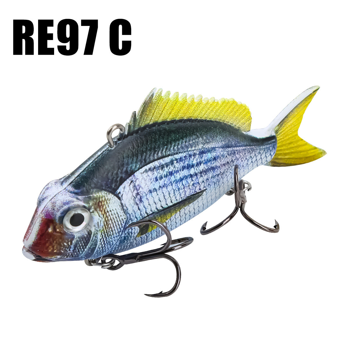 A258  Special VIB Hard Lure for Sea Bream Fishing, 3D Printed Coating, Multi-Color Multi-Spec Bionic Bait