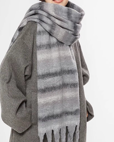 Women's Scarf Winter Warmth Long Shawl Oversized Scarf Thick Blanket-Style Scarf for Cold Weather