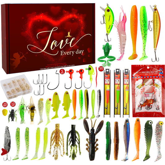 A245  Mystery Fishing Lures Set, Multi-purpose Fishing Kit for Largemouth Bass, Smallmouth Bass & Trout