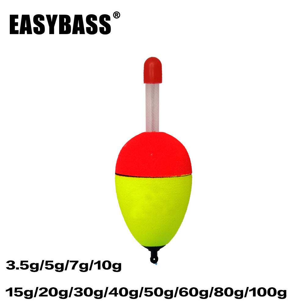 A182  EVA Sea Fishing Float, Light Stick Insertable Rock Fishing Float, Foam Buoy