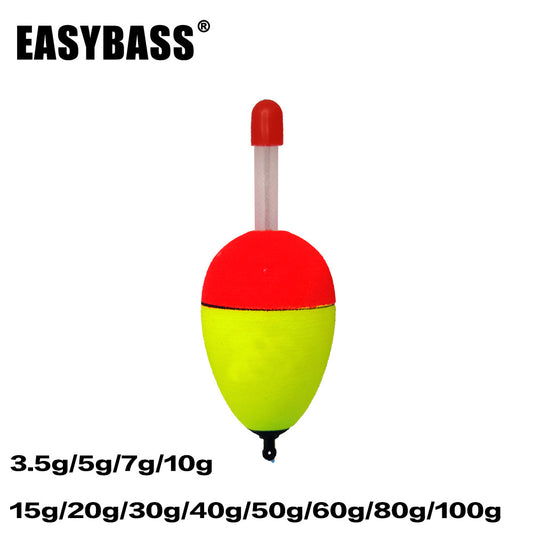 A182  EVA Sea Fishing Float, Light Stick Insertable Rock Fishing Float, Foam Buoy