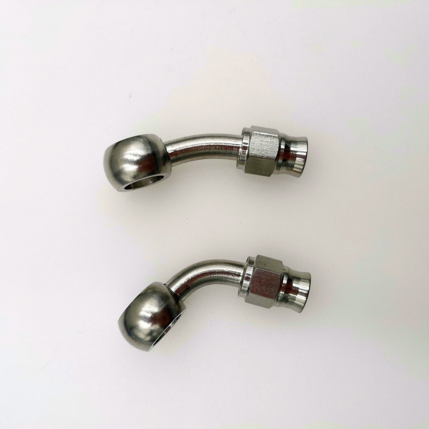 A308  AN3 Stainless Steel Brake Hose Fitting Eye End 0° 28° 90° for Brake Line Modification