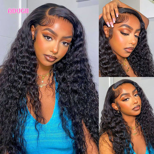 A218  Afro Long Curly Wig for Women, Heat Resistant Small Curls Natural Wig