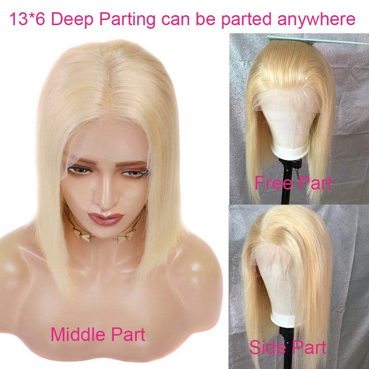 A213  Natural Side Part Short Wig for Women, Heat Resistant Synthetic Versatile Wig