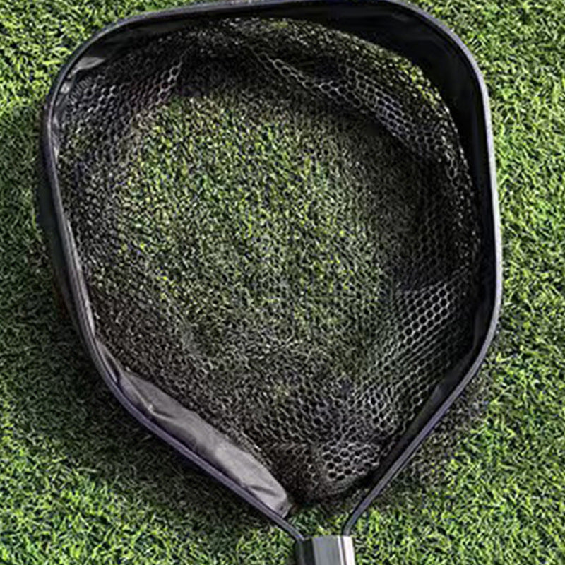 A221  Square Head Reinforced Silicone Landing Net, Foldable Portable Aluminum Alloy, Lure Stream Fishing Net