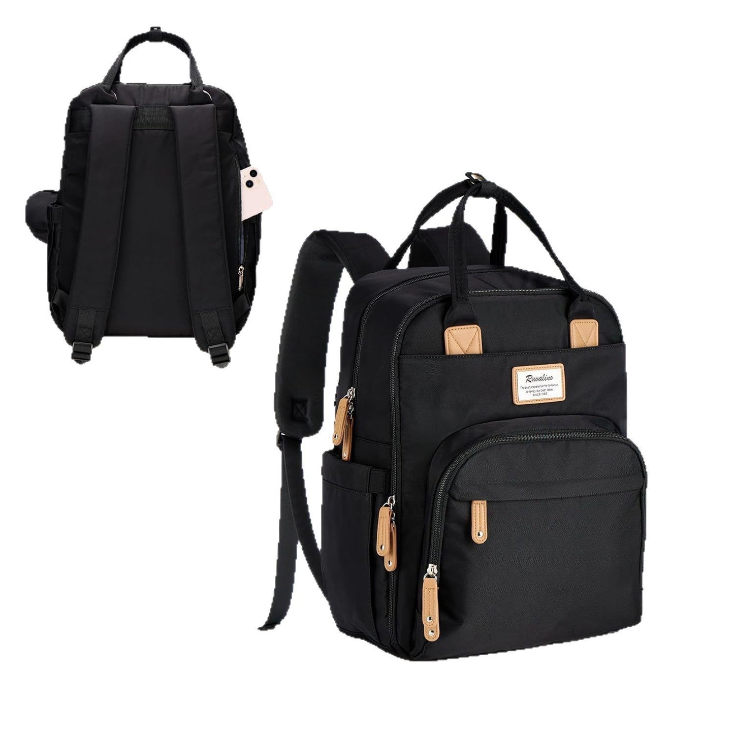 New Diaper Bag Backpack Multifunctional Travel Bag Maternity and Baby Diaper Changing Bag