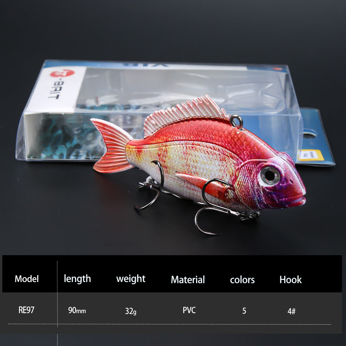 A258  Special VIB Hard Lure for Sea Bream Fishing, 3D Printed Coating, Multi-Color Multi-Spec Bionic Bait