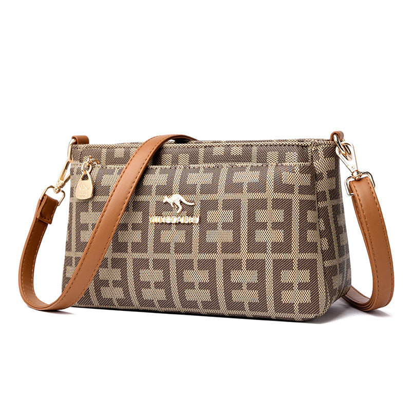 B363  Women's Fashion Crossbody Bag Versatile Large Capacity Shoulder Underarm Purse Casual Daily Handbag