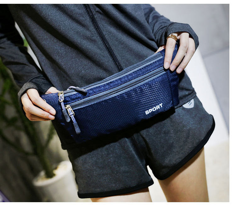 A318  Multifunctional Outdoor Sports Waist Bag for Men Women, Lightweight Crossbody Chest Bag with Phone Pocket