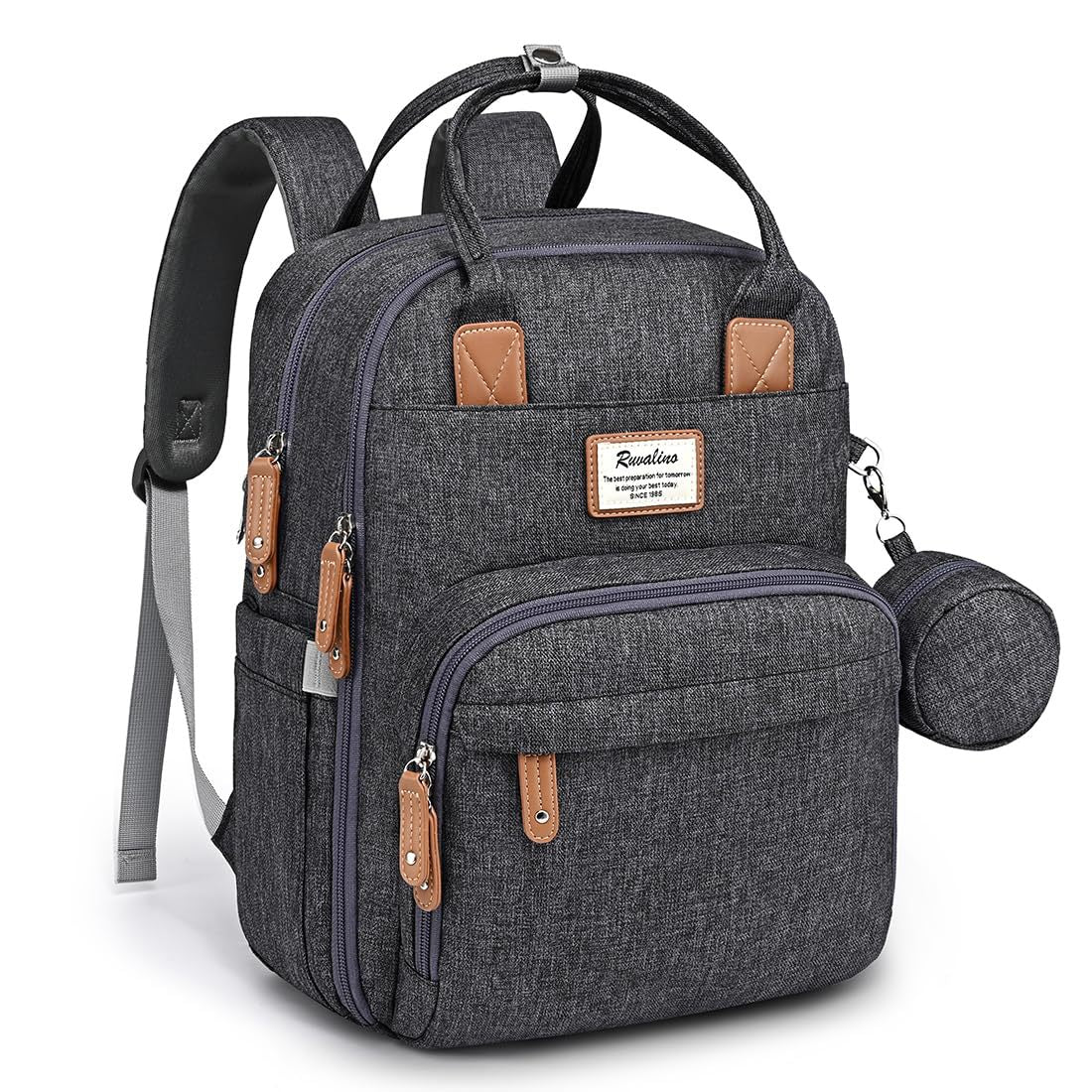 New Diaper Bag Backpack Multifunctional Travel Bag Maternity and Baby Diaper Changing Bag