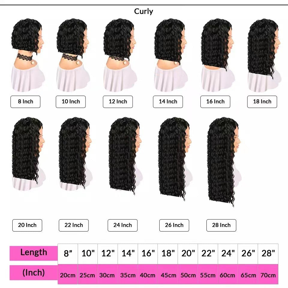Brown Highlight Short Kinky Curly Synthetic Wig, Fluffy African Coily Wig for Black Women Daily Wear