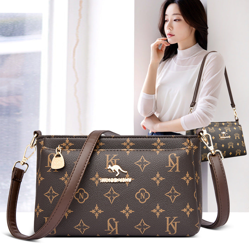 B363  Women's Fashion Crossbody Bag Versatile Large Capacity Shoulder Underarm Purse Casual Daily Handbag